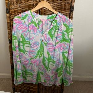 Lilly Pulitzer Elsa blouse top